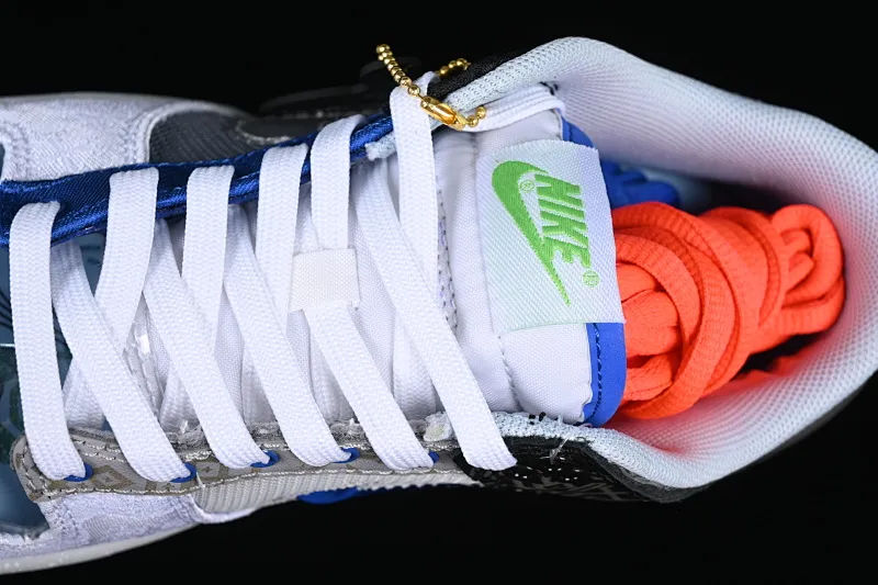 All categories Nk SB Dunk series Nk SB Dunk Low low-top sneakers J version Clot x Dunk Low "What The" joint model Yuanyang color SB low-top casual sneakers FN0316-999